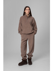 Флісовий костюм KT-FT-370 S/M Світло-коричневий Коричневий Світло-коричневий S/M