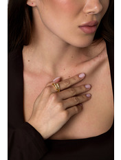 Каблучка KOL-3215 Золотистий