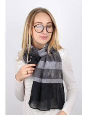 Шарф R1145 Графітовий Сірий