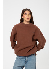 Світшот з вишивкою SW-941 S Коричневий Коричневий S