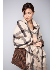 Шарф SH-4263-F Білий Молочний