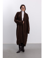 Кардиган KAR-2310006 one size Коричневий Коричневий one size