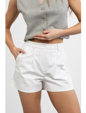 Шорти з костюмної тканини BR-113 Білий XS Білий XS