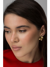 Сережки фігурні SER-13091 Золотистий