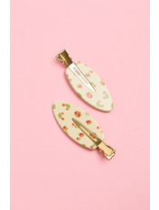 Набір заколок NZAK-0019 Молочний Молочний+рожевий