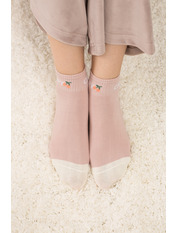 Шкарпетки SH-646-4 Рожевий Молочний