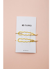 Набір заколок ZAK-2988 Жовтий