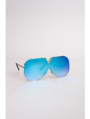 Сонцезахисні окуляри К V8 Синій Сині дзеркальні