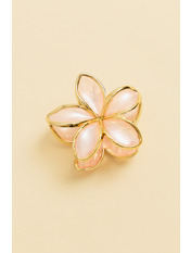 Крабик KR-0235 Пудровий+золотистий Рожевий