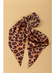 Резинка для волосся REZ-502 Леопардовий Коричневий