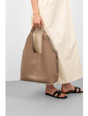 Шопер з еко-шкіри SYM-017-1 Мокко Бежевий