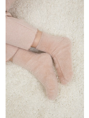 Шкарпетки з шерсті норки SH-9002 Рожевий Світло рожевий