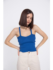 Топ трикотажний FUT-0991 Синій one size