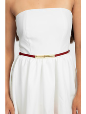 Ремінь шкіряний  95 см REM-05106301r Червоний