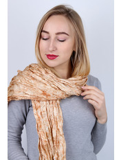 Шарф 258-1 Кремовий Білий