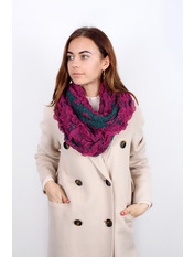 Снуд S-159 Малиновий Рожевий