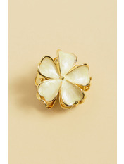 Крабик KR-0236 Молочний+золотистий