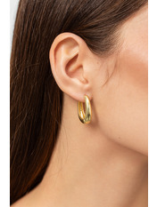 Сережки кільця SER-57 Золотистий