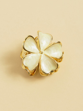 Крабик KR-0236 Молочний+золотистий