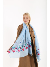 Шарф SV-01 Світло-блакитний Блакитний