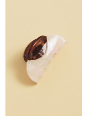 Крабик KR-1458 Пудровий+коричневий Рожевий