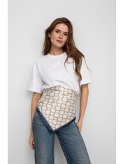 Хустка атласна APL-418 Синій