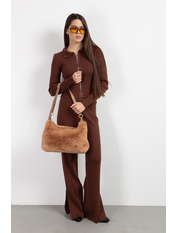 Сумка жіноча SYM-10360 Темно-бежевий Бежевий