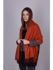 Шарф SH-PL-116 Цегляний Коричневий