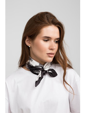 Хустка атласна APL-431 Чорний