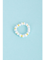 Каблучка Handmade HM-002 Жовто-блакитний 2 Білий