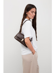 Сумка жіноча з еко-шкіри SYM-25-08 Шоколадний Коричневий