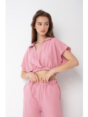 Топ бавовняний FUT-907 Рожевий L