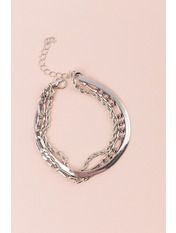 Набір браслетів BRS-CHN-2122-43 Сріблястий