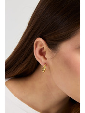 Сережки кільця SER-13534 Золотистий