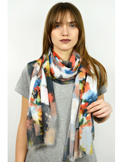 Шарф К1804 Коричневий яя_180*75