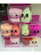 Cпонж-масажер для вмивання та спонж для макіяжу  Famo  Червоний Різні кольори 2