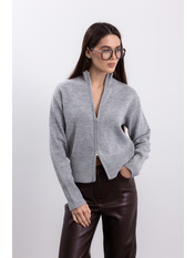 Кардиган KAR-251042 one size Сірий Сірий one size