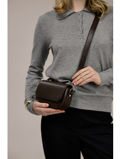 Сумка жіноча з еко-шкіри SYM-22-31-5 Шоколадний Коричневий