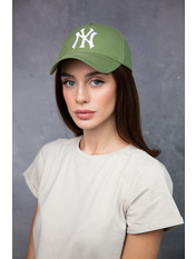 Бейсболка BK-4899 Зелений 55-56 Зелено-білий Білий