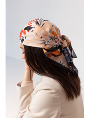 Хустка атласна APL-524 Чорний