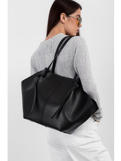 Сумка жіноча з еко-шкіри SYM-25-56 Чорний