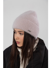 Ангорова шапка SHP-49164 Фіолетовий Ліловий