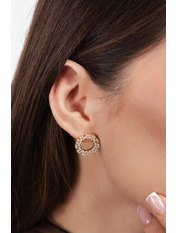 Сережки фігурні SER-13596 Золотистий