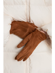 Рукавички RUK-202317 Коричневий one size Коричневий one size