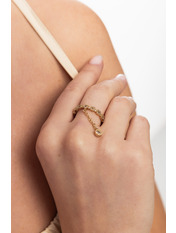 Каблучка KOL-2795 Золотистий Золотистий 7