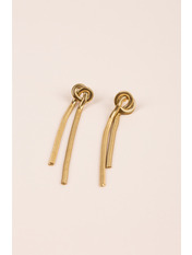 Сережки підвіски SER-DM-147 Золотистий