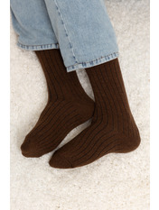 Чоловічі шкарпетки SH-1415-1 Коричневий