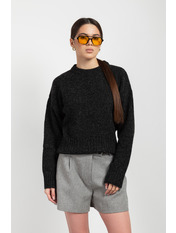 Светр KOF-8688 one size Сірий Графітовий Графітовий one size