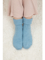 Шкарпетки вовняні KR-8011 Блакитний 1 Блакитний