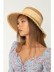 Капелюх слауч SHL-2221F Коричневий Капучиновий